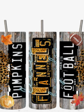 Pumpkins and Footballs