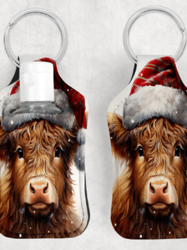 Christmas Highland Cow